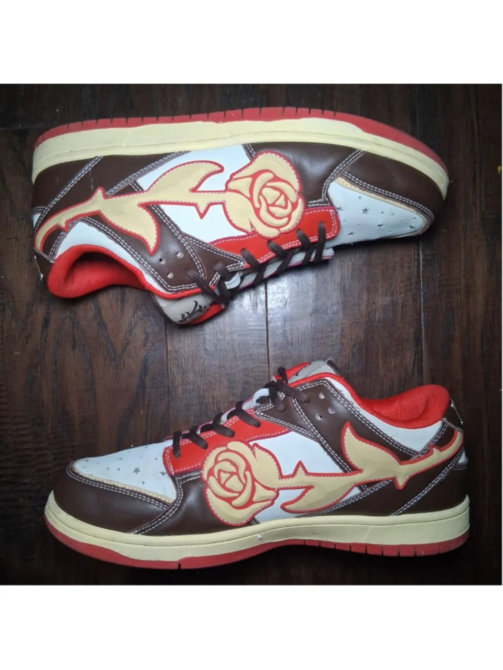 KIZO Kicks College Dropout Red Rose Sneakers